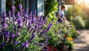 A gardener explains how planting lavender near windows improves sleep and deters insects naturally