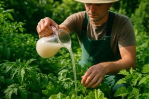 Pouring rice water into plants boosts growth and strengthens roots according to gardeners