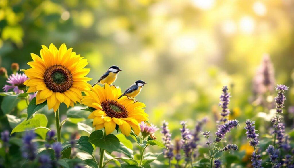 Just Three Plants, No More, and My Chickadees Never Leave the Garden