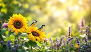 Just Three Plants, No More, and My Chickadees Never Leave the Garden